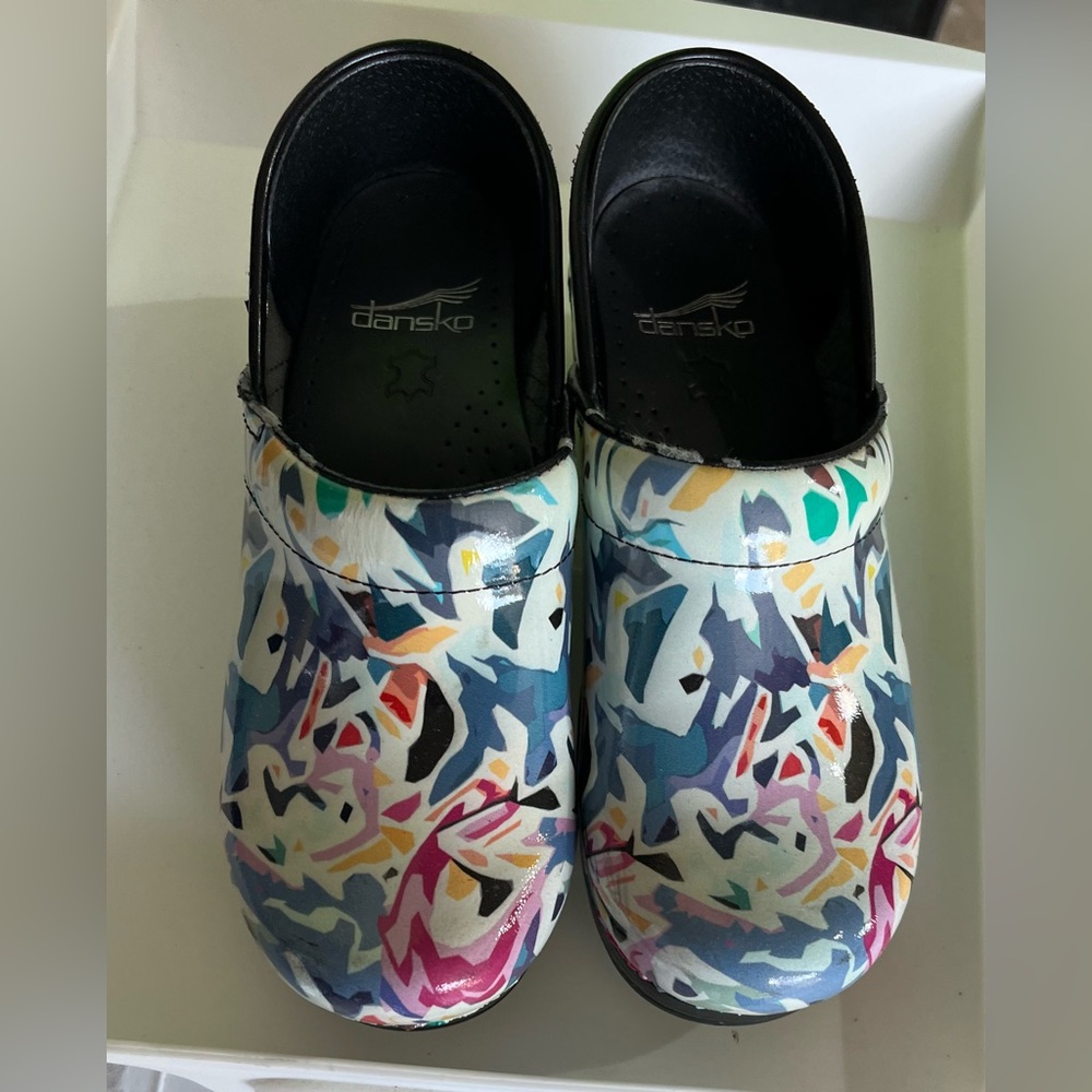 Dansko Kids/women’s Colorful Patterned Clogs